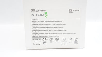 Integra INS8401 AccuDrain External CSF Drainage System with Anti-Reflux Valve(x)